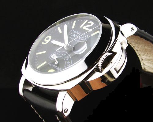 PANERAI POWER RESERVE BLACK DIAL STEEL 316L